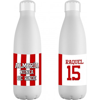 Botella Acero Inoxidable 700ml Personalizada del Almeria...