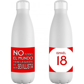 Botella Acero Inoxidable 700ml Personalizada del Sevilla...