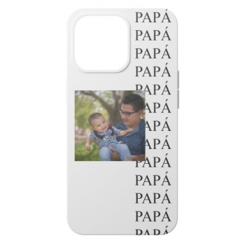 Funda de Gel Personalizada "PAPÁ" con Foto