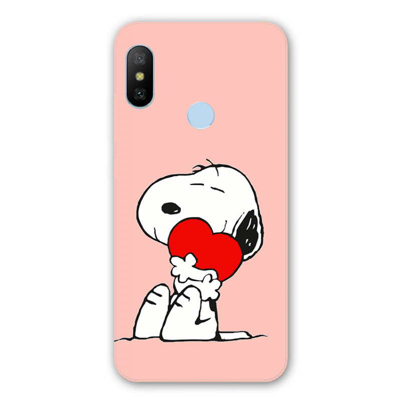 Circo Oponerse a vaquero Funda Gel Moo Xiaomi MI A2 Lite Snoopy Corazón