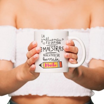 Taza de Cerámica "La influencia ..." Personalizada con...