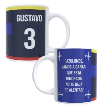 Taza de Cerámica Personalizada del Getafe con Nombre y...