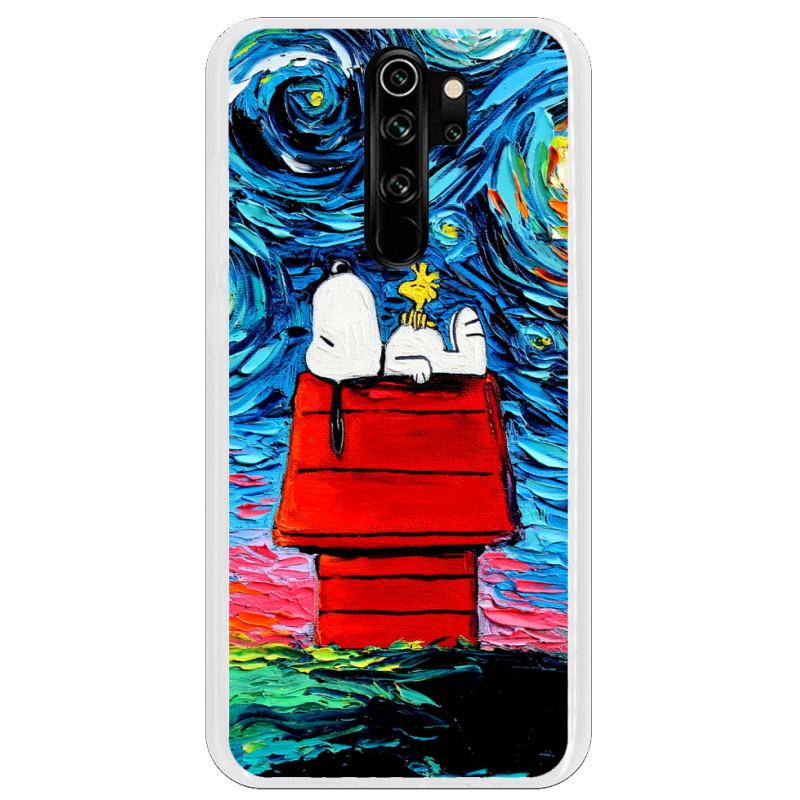 Funda Gel Moo Xiaomi Redmi Note 8 Pro Snoopy Pintura