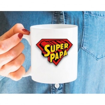 Taza de Cerámica Personalizada con Texto "SUPER PAPA"