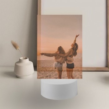 Lámpara con Base LED Personalizada con Foto