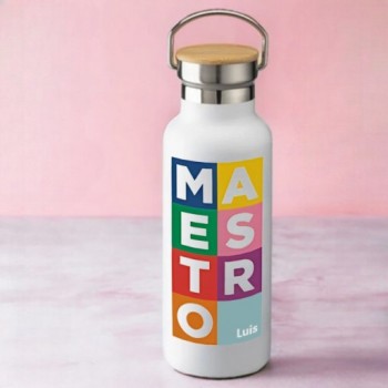 Botella Lechera Acero Inoxidable 500ml Personalizada...