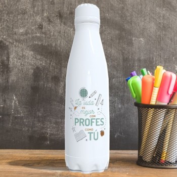 Botella Acero Inoxidable 700ml "La vida es mejor con...