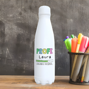 Botella Acero Inoxidable 700ml "Cargando Paciencia"