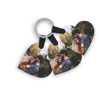 Pack de 3 Llaveros con forma de Corazón Personalizados...