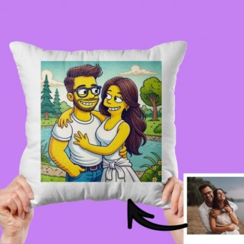Cojín de 40x40 con Relleno Personalizado con Foto estilo...