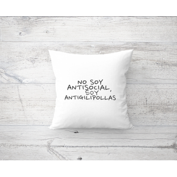 Cojín de 40x40 con Relleno Personalizado "No soy...