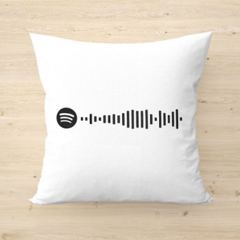 Cojín Personalizado “Spotify Code” – 40x40 cm con Relleno