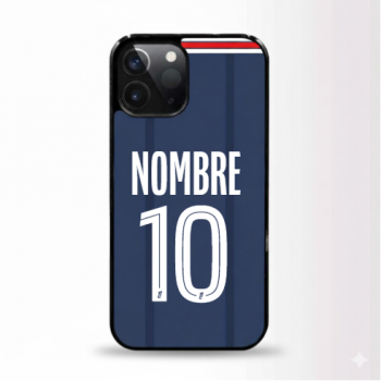 Funda de Gel Personalizada de Camiseta del PSG con Nombre...