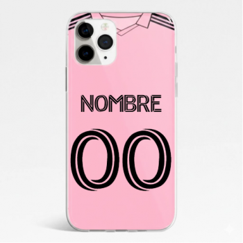 Funda de Gel Personalizada de Camiseta del Inter Miami...