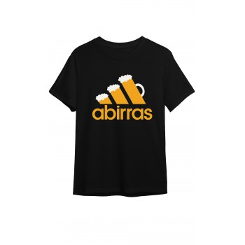 Camiseta Negra Personalizada "abirras"