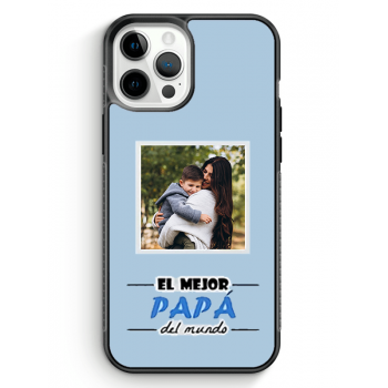 Funda de Gel Personalizada "EL MEJOR PAPÁ" con Foto