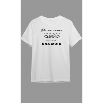 Camiseta Blanca Personalizada "Yo no ronco, sueño que soy...