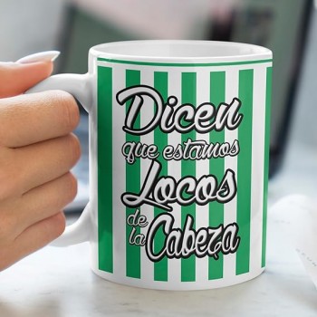 Taza de Cerámica Personalizada del Betis con Nombre y Número