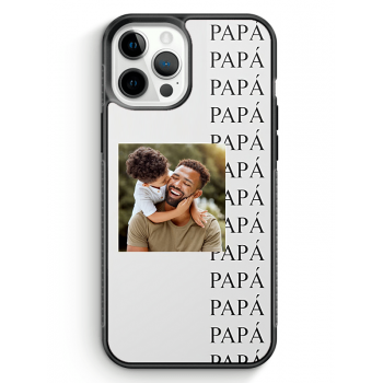 Funda de Gel Personalizada "PAPÁ" con Foto