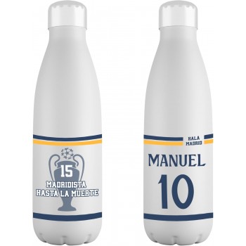 Botella Acero Inoxidable 700ml Personalizada del Real...